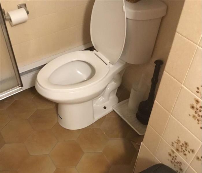 Toilet Overflow in Bloomfield CT - After shot of toilet overflow