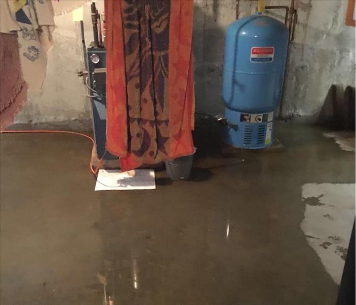 Water Heater Leak in Enfield CT - Before shot water heater leak